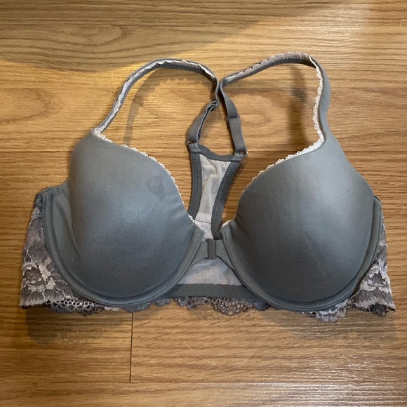 ❤️ Victoria’s Secret Lace Body By Victoria Racerback Demi Bra 34C - Picture 1 of 7